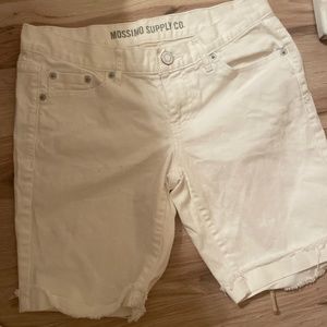 Mossimo supply co white shorts